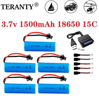 3.7V 1500mAh 18650 rechargeable Battery For RC TOYS helicopter Airplanes car Baot Tank Gun Truck Train Motorcycles 3.7v Battery