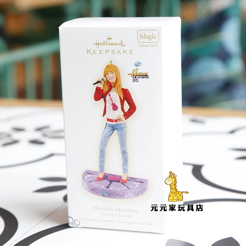 1 pezzo 12cm Singer Hannah Montana collezione di ornamenti natalizi miglior regalo per bambini