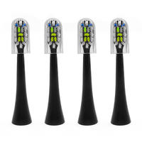 4pcs For Soocas X3 Toothbrush Heads Anti-dust Cap For Soocare Soocas X5 X3 X1 Replacement Electric Brush Heads For Xiaomi Mijia