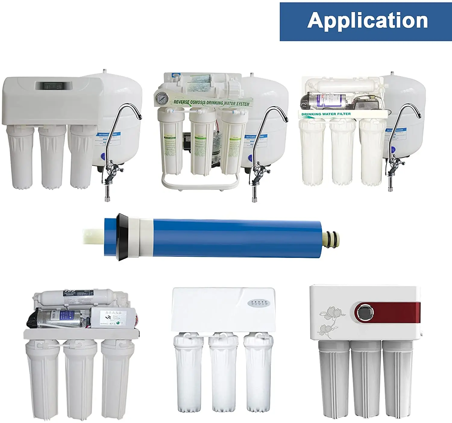 الجملة 75gpd RO غشاء 25 قطعة ULP1812-75 التناضح العكسي غشاء