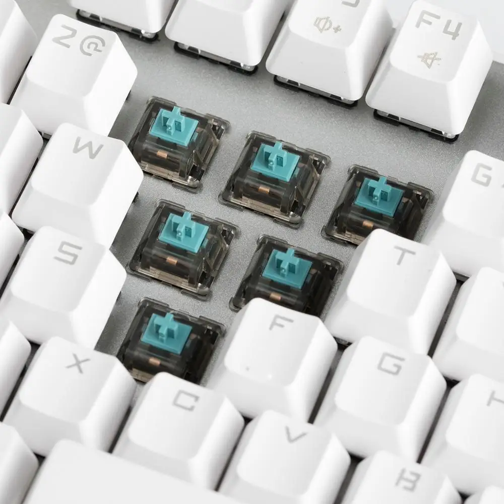 DUROCK T1 Vasúti váltó Tapintható Kulcskarika Vasúti váltó machanical Kulcskarika Vasúti váltó 67g Szent életű Panda Tapintható kulcs Pénztárablak számára DIY Játék keyboards