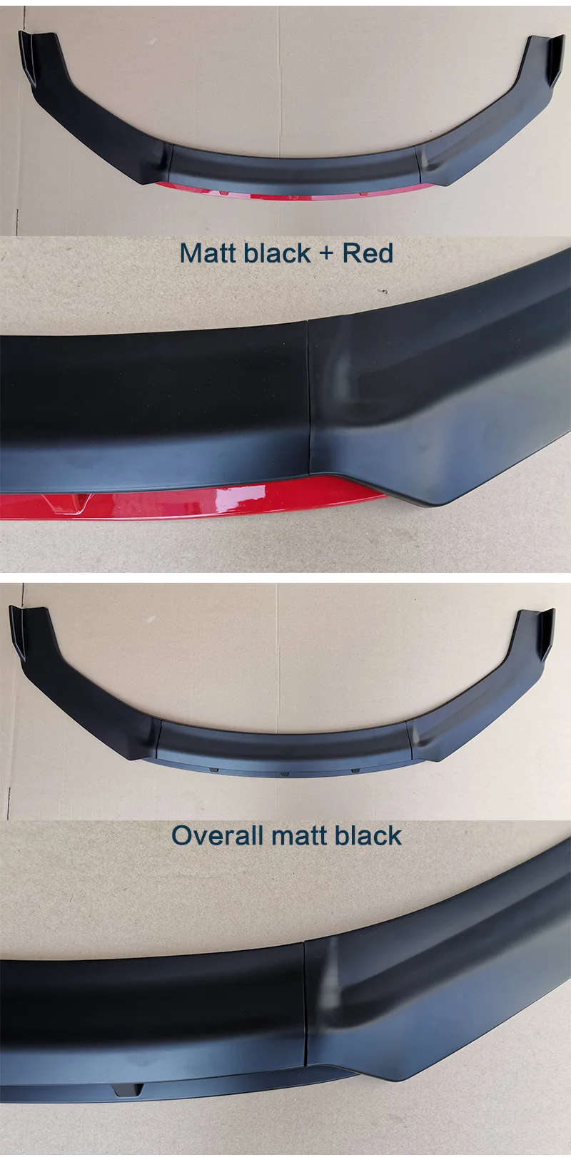 Folie Decor voor Spoiler Flap vleugel Bumper Front Splitter Folie Decor voor Spoiler Flap vleugel Bumper Front Splitter