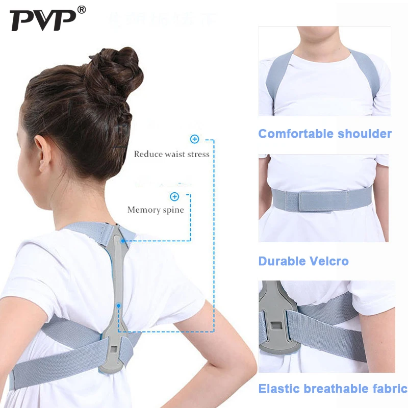 Adjustable Children Posture Corrector Back Support Clavicle Spine Belt Correction Orthosis Shoulder Back Belt forTeenage Student