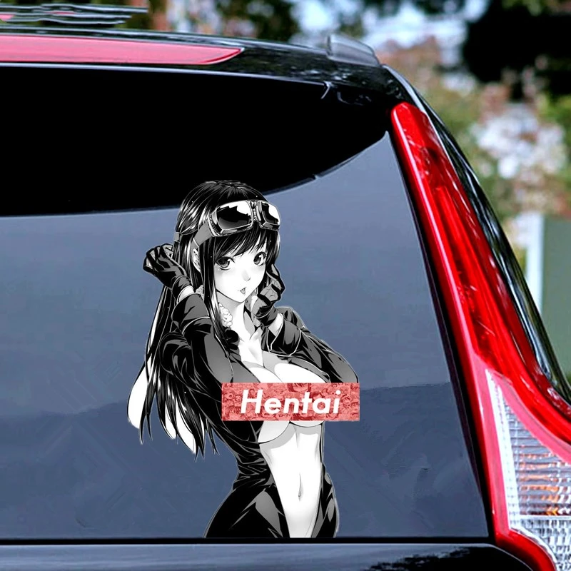 Best Selling HENTAI Waifu Anime Sexy Girl Car Decoration Sticker Notebook Window Motorcycle Decal