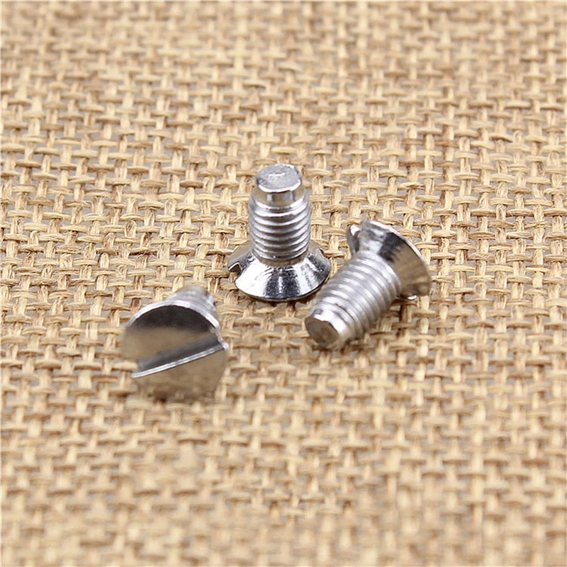 10PCS Flat Needle Plate Screws Presser Foot Nails Dental Screw Needle Mounting Screws DIY Sewing Machine Accessories