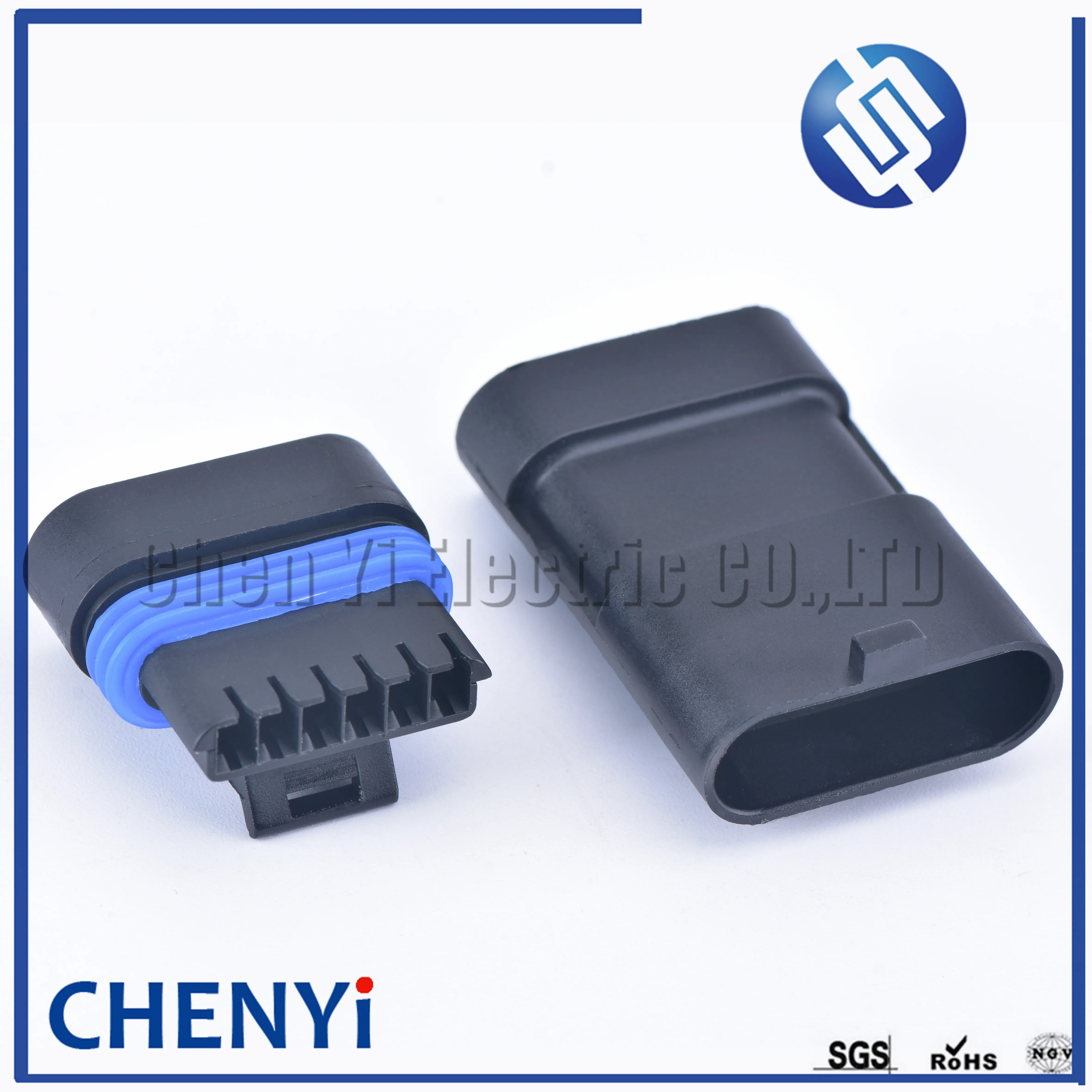 2 Sets Metri-Pack 6 Pin Male or Female Electrical Flat Accelerator Pedal Plug Sensor Socket Connector 12066317 12162261