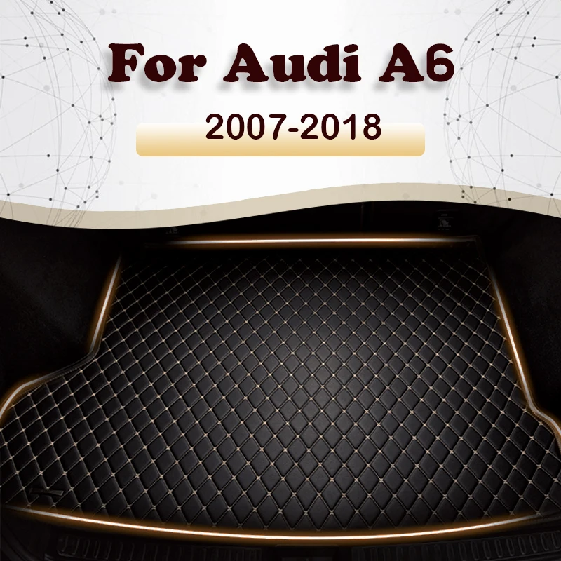 Car trunk mat for Audi A6 Station wagon 2007 2008 2009 2010 2011 2012 -2018 Cargo Liner Carpet Interior Parts Accessories Cover