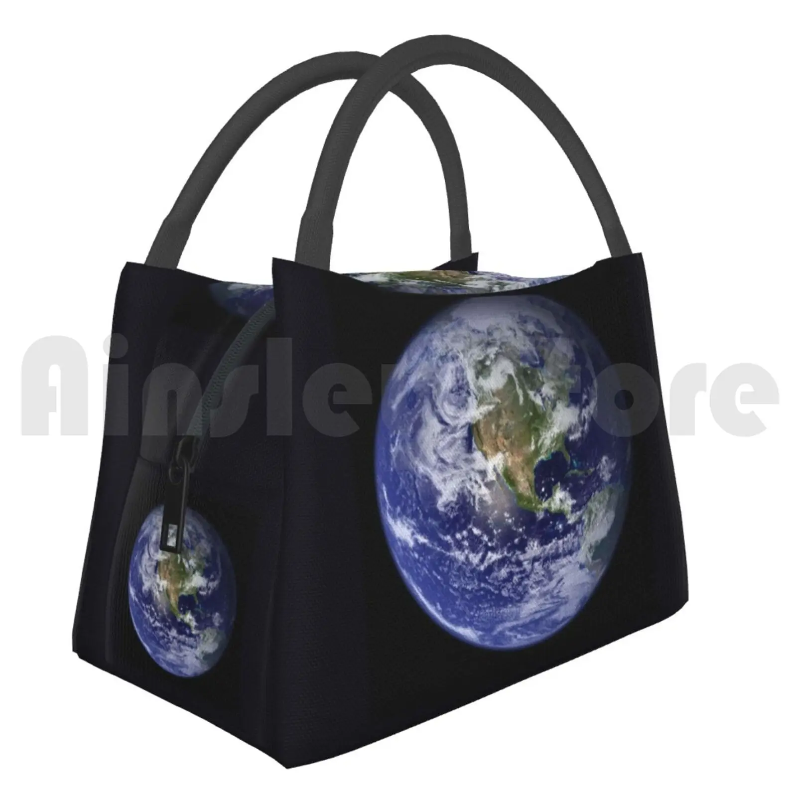 

Portable Insulation Bag Planet Earth Earth Space Out Of This World World Planet View Amazing Face Graphic