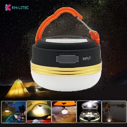 KHLITEC Mini Portatile di Campeggio Luci 3W HA CONDOTTO LA Lanterna di Campeggio Tende lampada Da Trekking All'aria Aperta di Notte lampada a Sospensione USB Ricaricabile