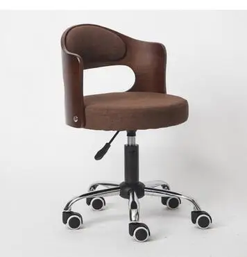 

Bar chair Household lift swivel chair Solid wood backrest Nail chair Bar stool High stool Beauty salon round stool