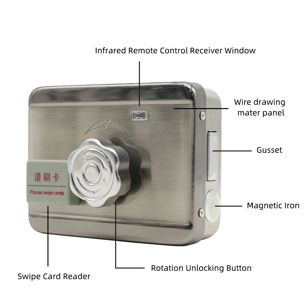 JeaTone Electric Lock to build your video intercom system