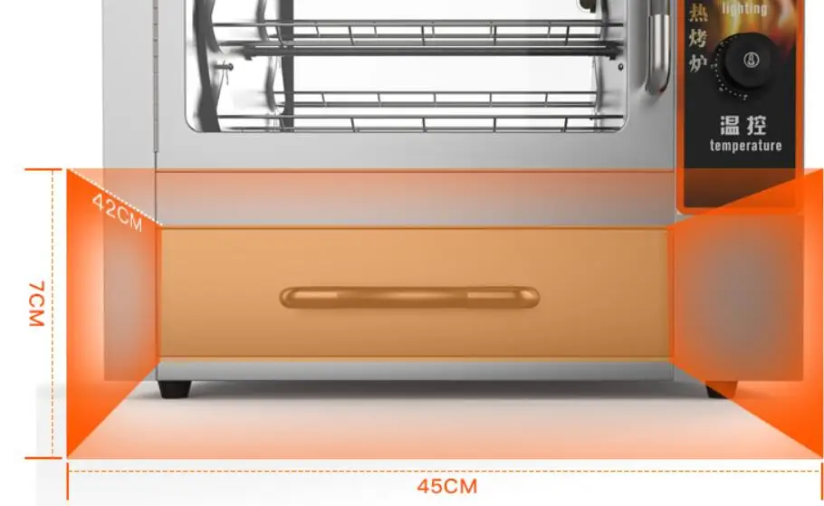 Máquina comercial de 2 capas de patata dulce tostada,