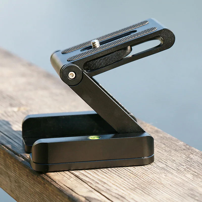 Z-tripé flexível para câmera, suporte dobrável e cabeça para liberação rápida, para canon, nikon, sony, dslr
