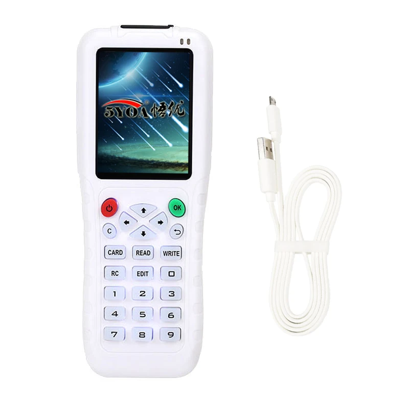 English Version Newest iCopy with Full Decode Function Smart Card Key Machine RFID NFC Copier IC ID Reader Writer 3 5 Duplicator