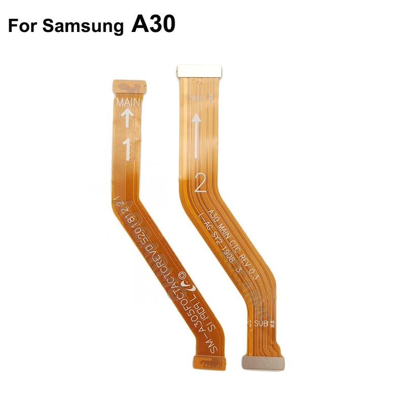 Aocarmo For Samsung Galaxy A20 A30 A50 LCD Screen Main Board Connector Motherboard Connection Flex Cable Replacement Part