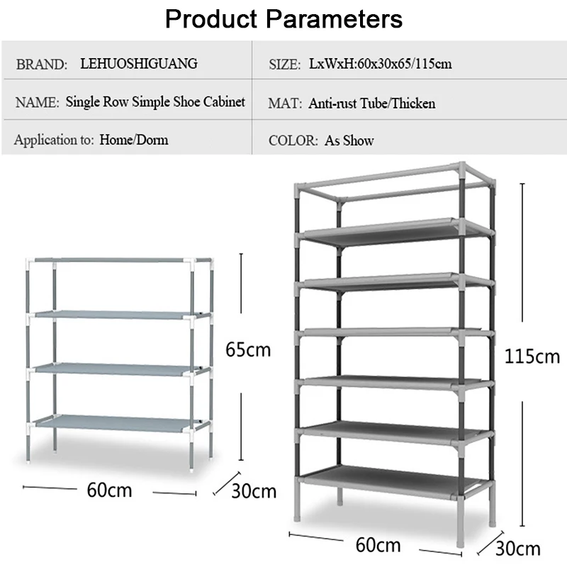 Multilayer Shoe Rack Easy assmble Shoes Storage Closet Organizer Home Dorm Room Furniture Space saving Nonwoven Shoe Cabinets