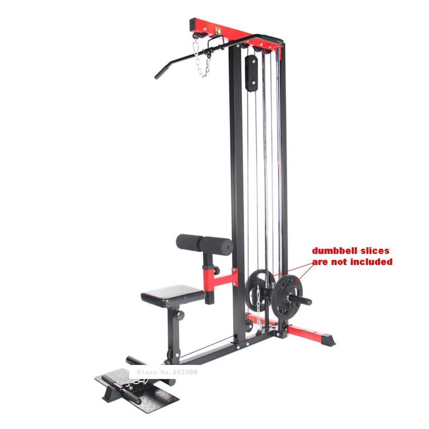 

LRM501 Lat & Row Machine Home High Low Pull Lat Pull Down High Pully Waist Back Shoulder Muscle Comprehensive Fitness Equipment