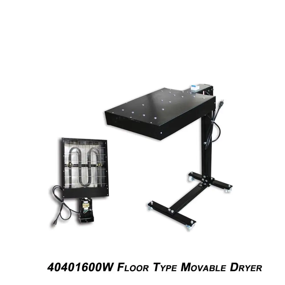 Séchoir mobile de 1600W, Flash, pour Machine d'impression d'écran multicolore