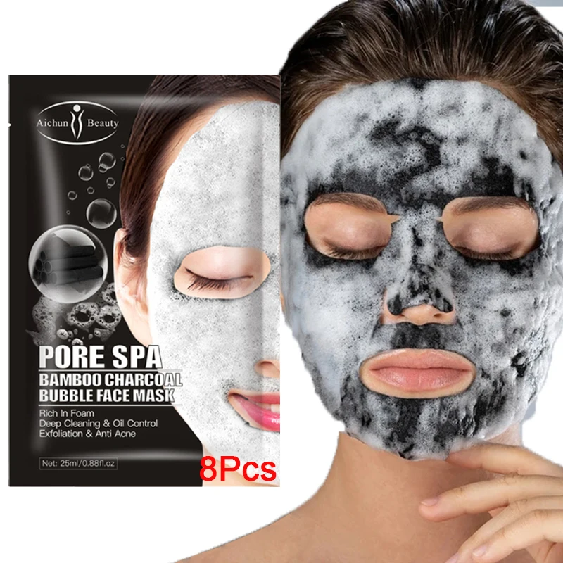 

Bubble Face Mask Deep Clean Remove Blackhead Moist Whitening Solve Greasy Rough Clogged Pores Smooth The Skin Face Skin Care