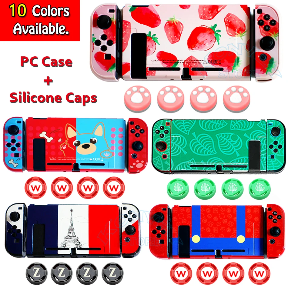 

For Nintend Switch Limited Edition Protective Shell NS Cute Pattern Skin PC Hard Case Cover for Nintendo Switch Console&Joy-Con