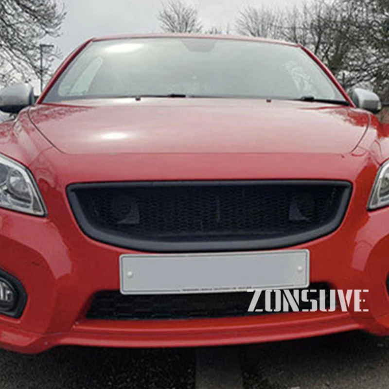 For Volvo C30 2010 2011 2012 2013 Year Refitt Front Center Racing Grille Cover Accessorie Body Kit