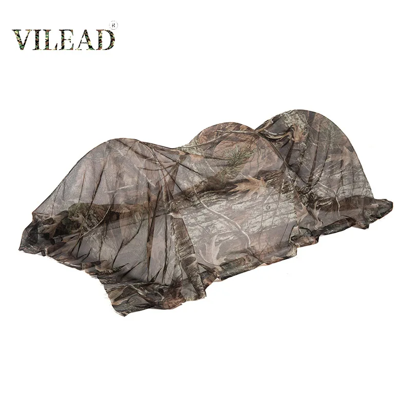 Vilead Outdoor Camping  Mosquito Net  Portable Mesh Camouflage Hanging Bed Accessories Summer Lightweight Hunting Awning Canopy