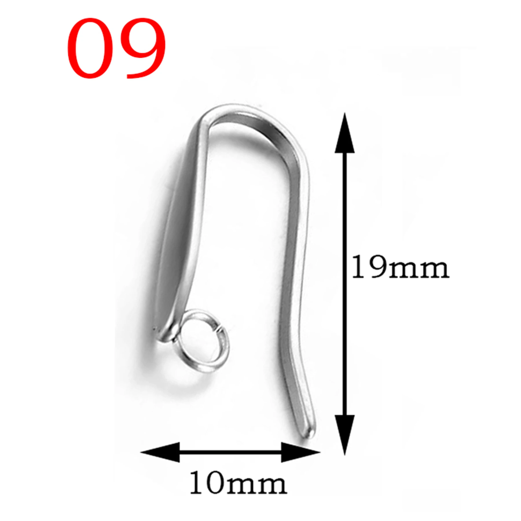 50 stücke Edelstahl Schmuck Französisch Ohrring Haken Erkenntnisse Wasserdichte Ohr Haken Ohrringe Verschlüsse Für DIY Schmuck Machen