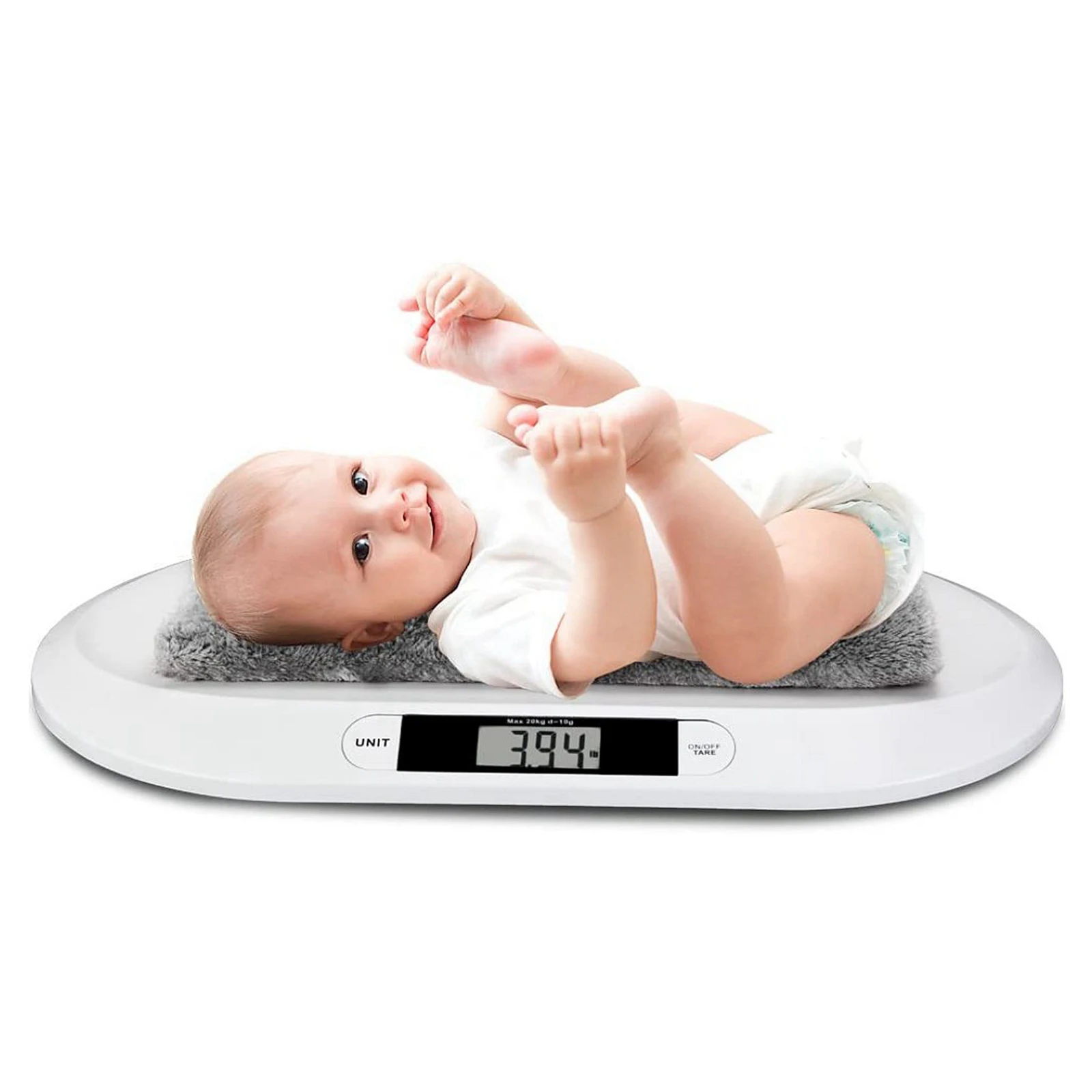 LCD Digital Baby Scale Infants Pet Weighting Scale Ugraded Family Digital Scale for Infant Toddler Adults Weight Meter Measuring