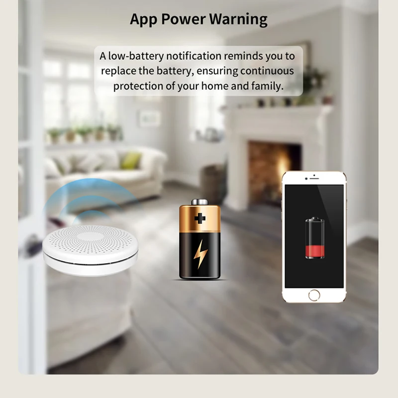 2 in 1 Version WiFi Tuya And Smart Life Smoke Detector Sensor & Carbon Monoxide Co Gas Detector Smoke Fire Sound Alarm