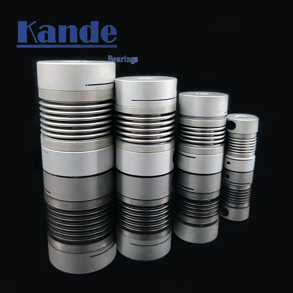 Kande Bearings 1pc Corrugated Coupling  D16L28 3/4/5/6/6.35/8mm CNC Aluminium Alloy for Stepper Motor 3D Printer  Couple image 6