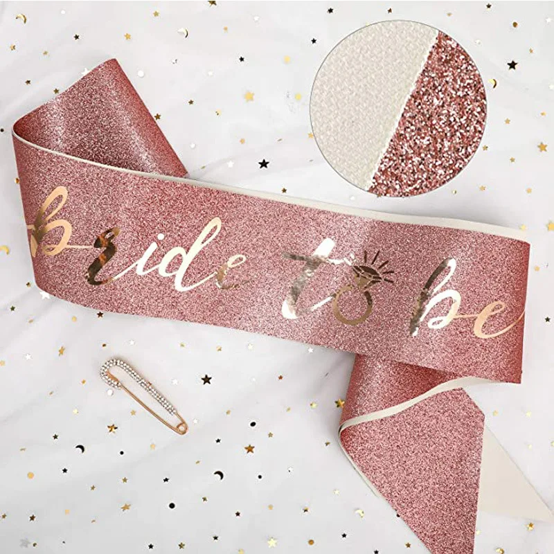 Bride To Be Sash Hen Party Decoration Bachelorette Party Hen Night Team Bride Gifts Wedding Party Decoration Supplies