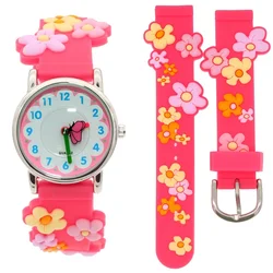 3D Kids Watch Children Girls Boys Students Quartz Wristwatches