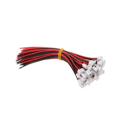 Conector Mini Micro JST 2,0 PH, Conector de 2 pines con Cables, 120MM, 26AWG, 50 juegos