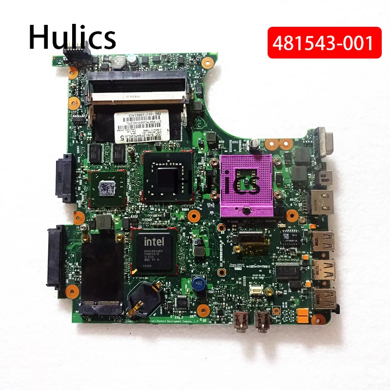 

Материнская плата Hulics для ноутбука HP Compaq 6820s 481543-001 481543-501 481543-601, материнская плата 6050A2199001-MB