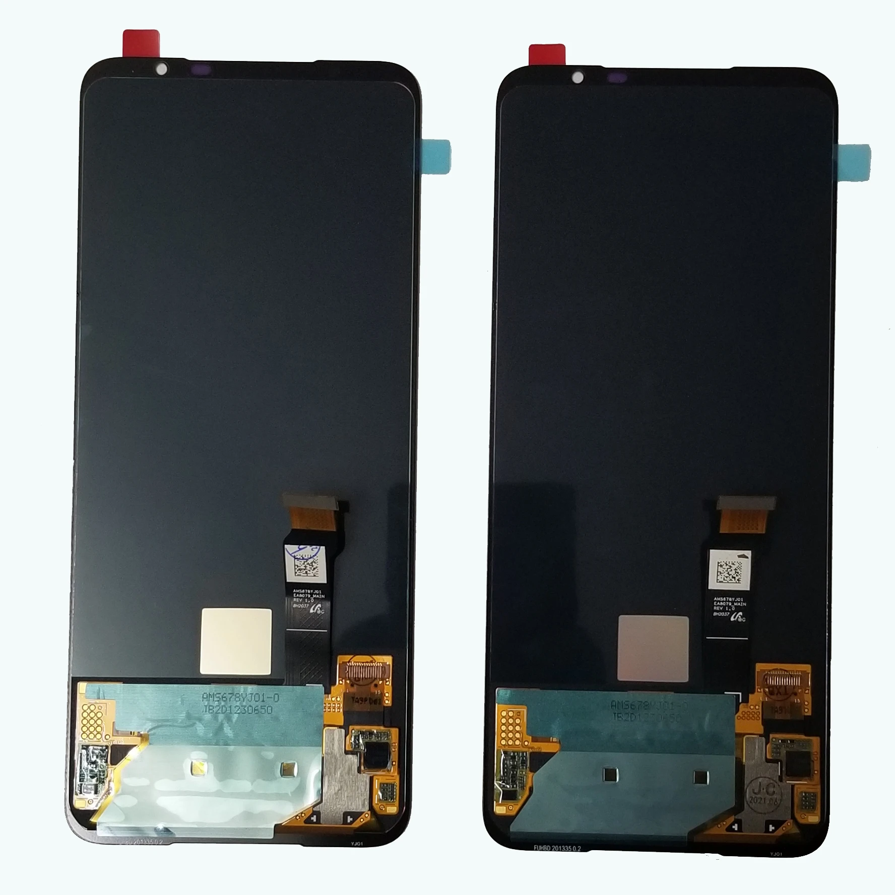 Imagem -02 - Amoled Lcd Touch Screen Assembly para Asus Rog Telefone 5s Pro Zs676ks