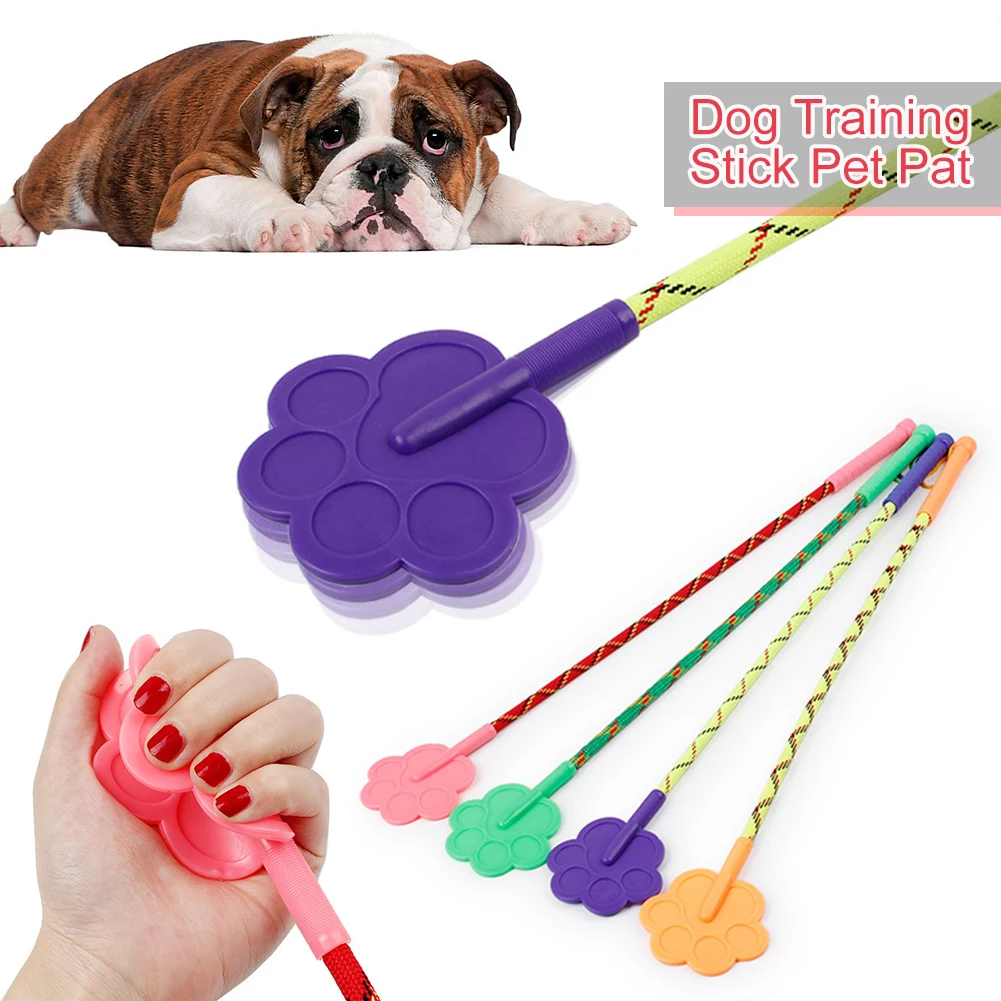 Dog Training Stick Pet Pat Toys Anti Barking Stop Bark Deterrents Training Device Trainer Small Dogs Whip Pets Supplies 42/62cm