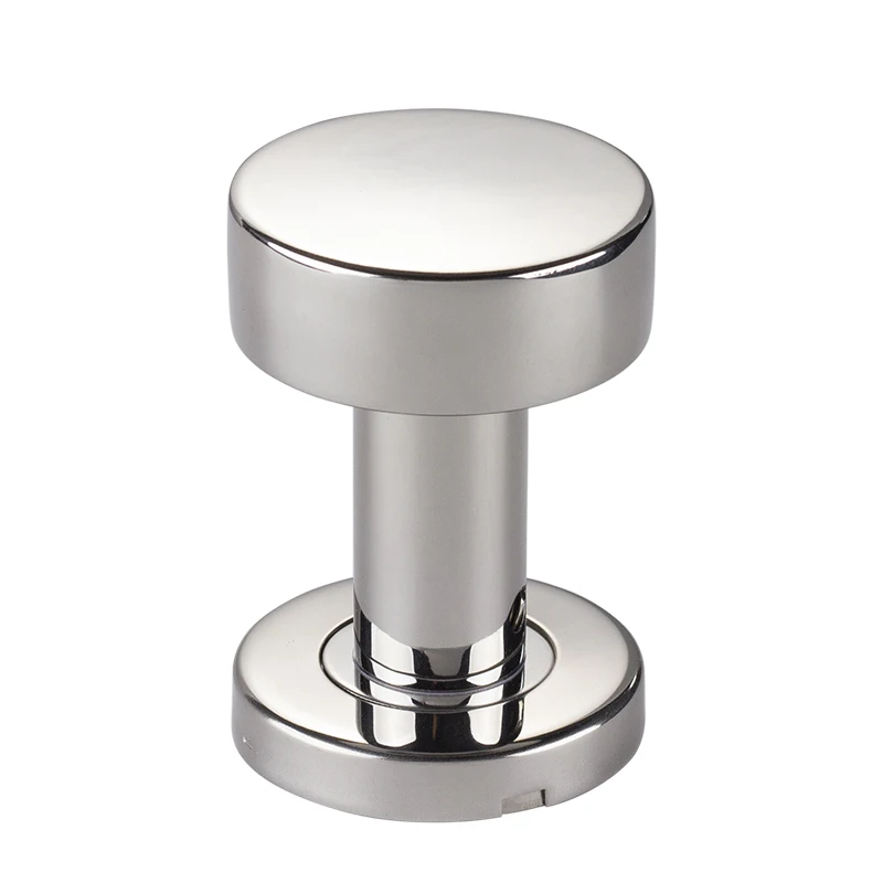Door Handles for Interior Doors without Lock Tube Shape Brushed Copper and Chrome Color Options Stainless Steel Knob