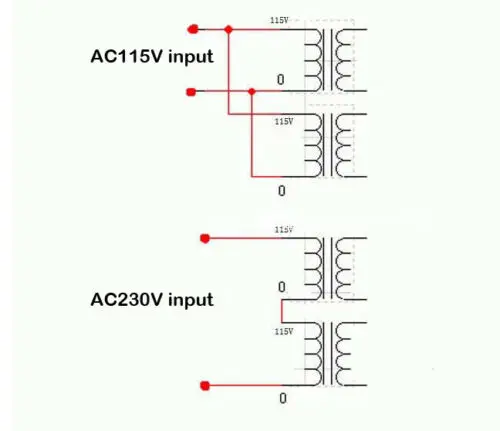 65VA R-core transformer 280V-0-280V +13V for Rogue99 Tube Preamplifier