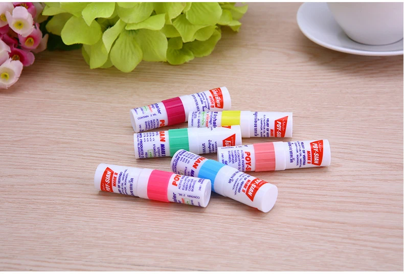 1pc Thailand Nasal Inhaler Poy sian Mark 2 Herbal Nasal Inhaler Poy Sian Stick Mint Cylinder Oil Brancing Breezy Asthma