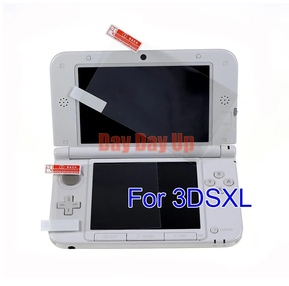 3DSXL 3DSLL LCD 필름 스크린 보호 필름 3DS XL LL 용 1 세트 HD 클리어 탑 바텀 터치 프로텍터