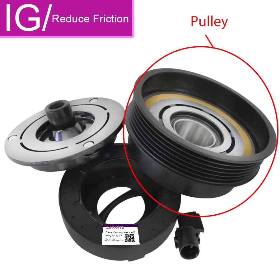 For AC Compressor Clutch Pulley For Kia Rondo 97701-1D200 97701-1D400 977011D200 978532F000 97701-1D200AS