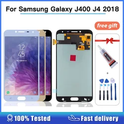 Amoled J400 Display For Samsung Galaxy J4 2018 LCD Touch Panel Digitizer Assembly J4 J400F J400H J400P J400M J400G/DS LCD Screen