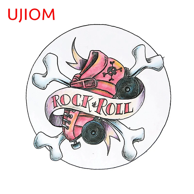 UJIOM Rock and Roller Derby Sticker Wallposter Kids Room Wallpaper House Decoration Decal Home Wall Halloween Decor Art Decals