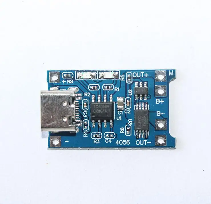 2IN1 Lithium Charger Charging Protection / Protection Board Combo Type-C USB TP4056 1A 1S 5V 3.7V 18650 Li-ion Lipo CELLS