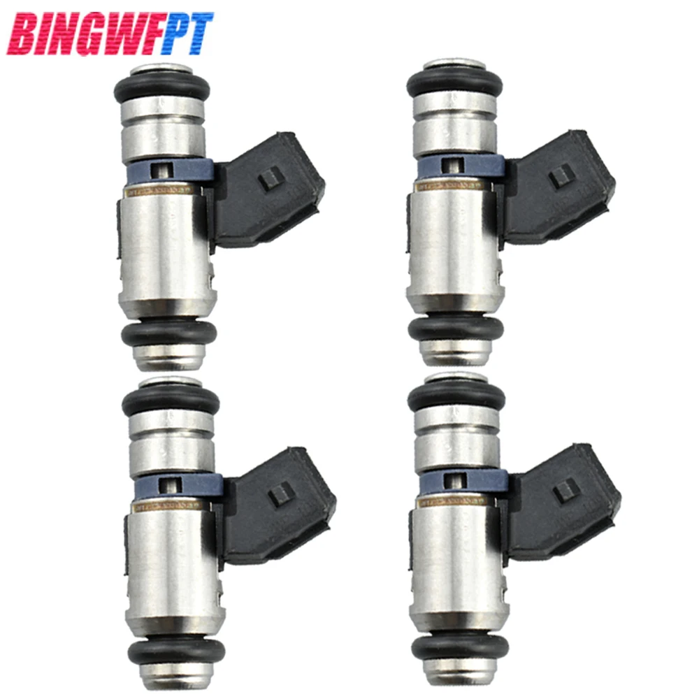 4PCS Fuel Injectors Nozzle IWP164 IWP109 71737174 FOR Fiat- Stilo- Doblo- 1.6L 16V L4 1991-2006