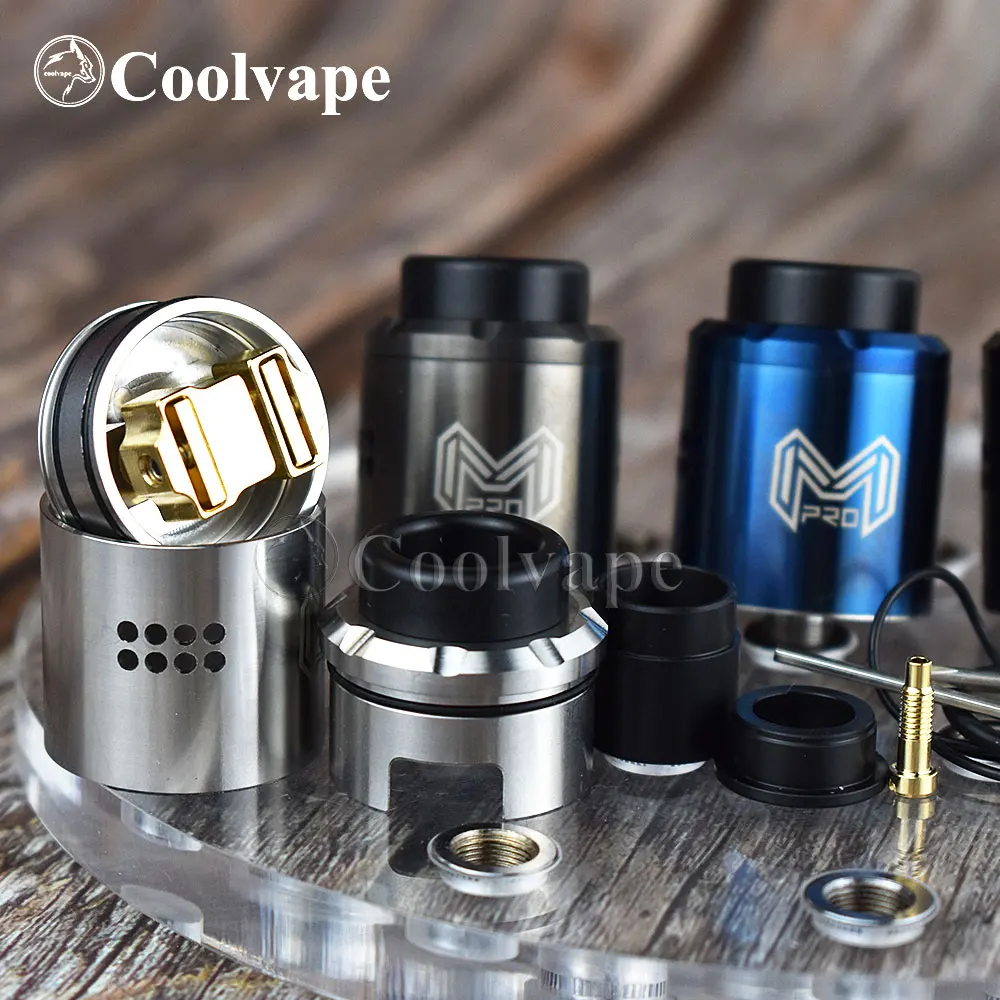 coolvape Mesh Pro RDA vape atomizer 25mm 316ss Rebuilding Dripping Tank with squonk BF PIN e-cigarettes rda vs Taifun BTD RDA
