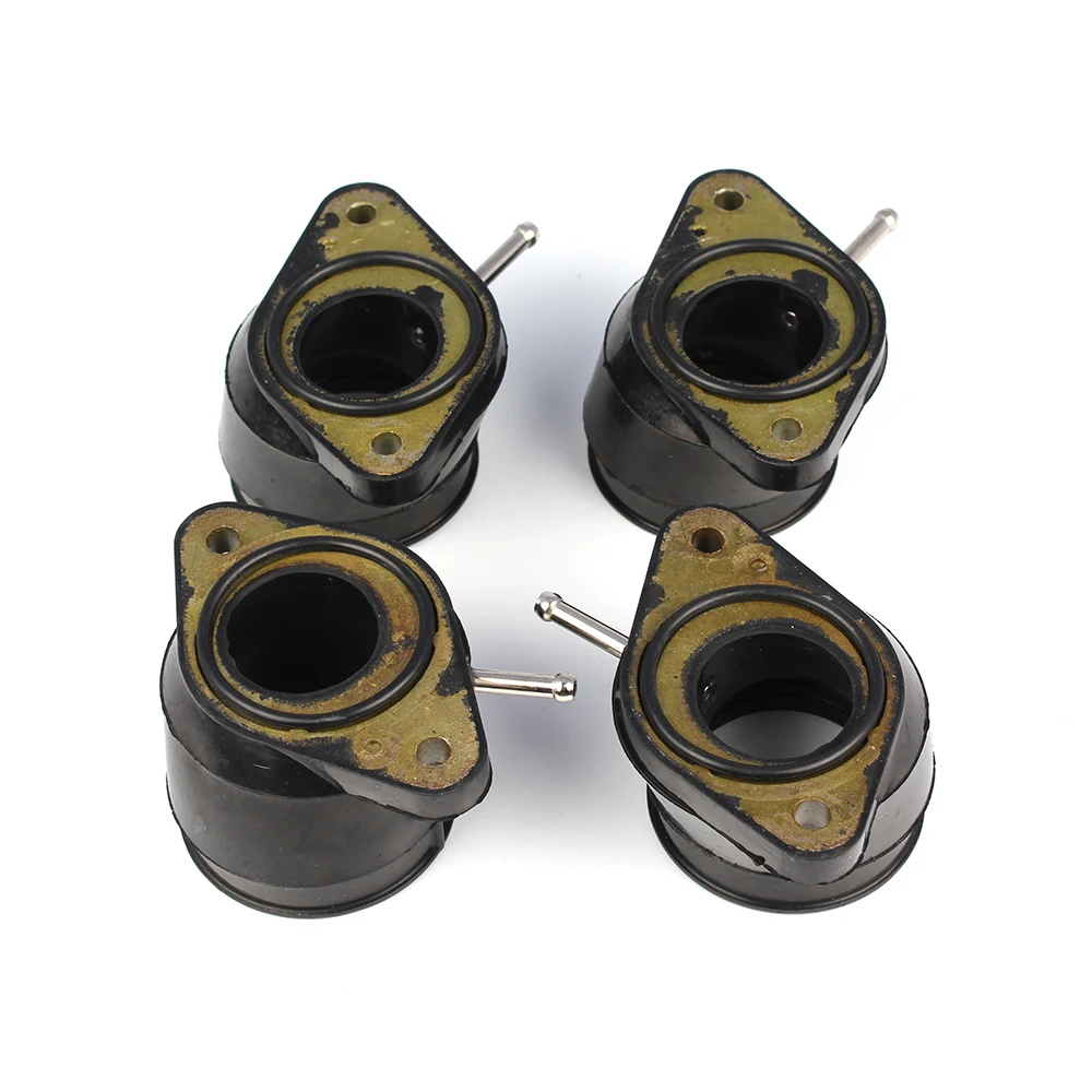 4pcs Carburetor Pad Plastic Outlet Carburetor Intake Manifold Interface Glue For Yamaha XJR 1200 XJR1200SP XJR 1300 FJR1300