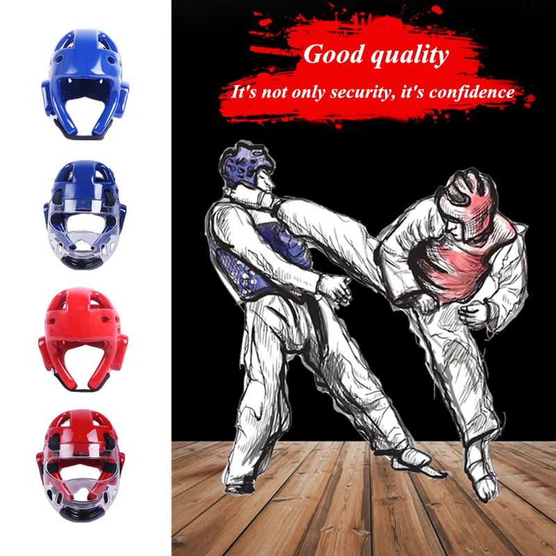 Taekwondo Helmet for Adults and Kids, Head Protector Guard, Karate Sparring, Muay Thai Boxing, Training Helmet, High Quality