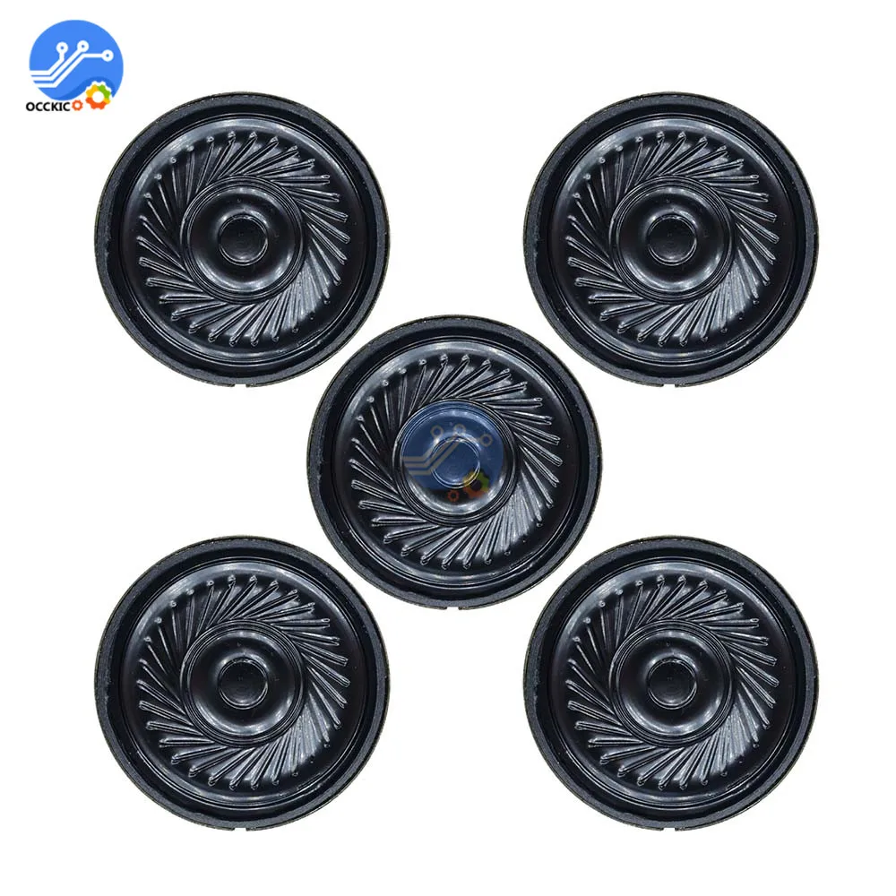 5Pcs 8 degree 0.5W Small Trumpet 36mm Diameter Loudspeaker Loud Speaker