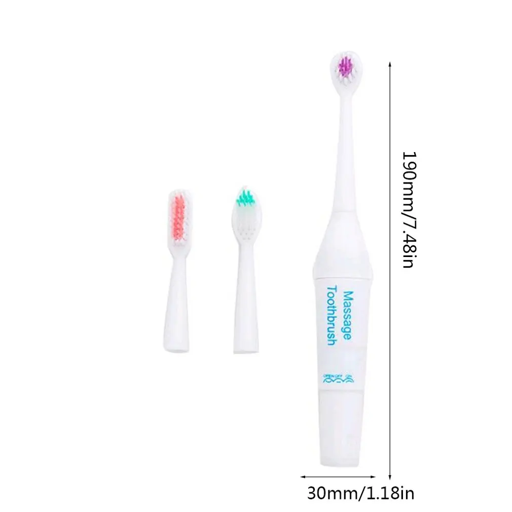 1 Pc 마사지 화이트닝 키트 칫솔 브러시 구동 울트라 소닉 소닉 전동 헤드 소프트 전동 칫솔 색상 랜덤